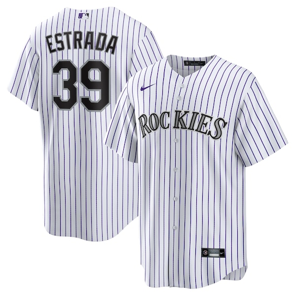 Thairo Estrada Colorado Rockies Nike Home Replica Jersey - White