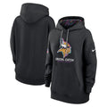 Minnesota Vikings Nike Women's 2024 NFL Crucial Catch Club Pullover Hoodie - Black