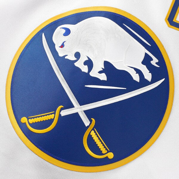Buffalo Sabres  Away Premium Custom Jersey - White/Black/Royal