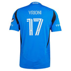 Giacomo Vrioni CF Montreal adidas 2025 Montréal Original Authentic Player Jersey - Blue