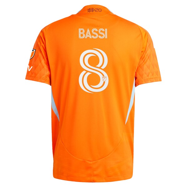 Amine Bassi Houston Dynamo FC adidas 2025 Season 20 Authentic Player Jersey - Orange