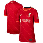 Liverpool Nike Youth 2021/22 Home Breathe Stadium Replica Jersey - Red