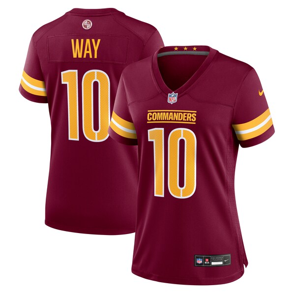 Tress Way Washington Commanders Nike Women's  Game Jersey -  Burgundy