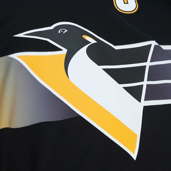 Mario Lemieux Pittsburgh Penguins Captain's Patch 1996/97 Blue Line Player Jersey - Black