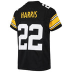 Najee Harris Pittsburgh Steelers Nike Youth Game Jersey - Black/White