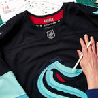 Seattle Kraken  Home Authentic Pro Custom Jersey - Navy