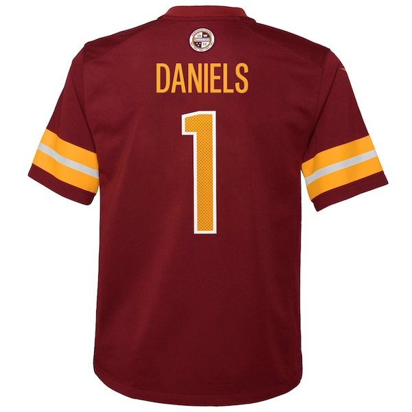 Jayden Daniels Washington Commanders Nike Youth 2024 NFL Draft First Round Pick Player Game Jersey - Burgundy