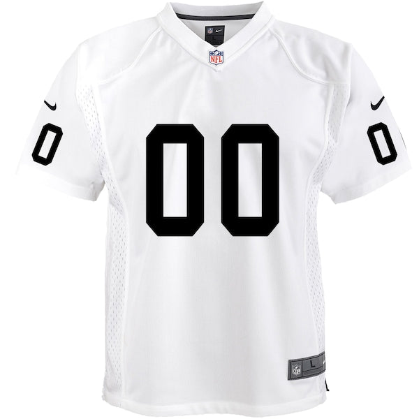Las Vegas Raiders Nike Youth Team Custom Game Jersey - White