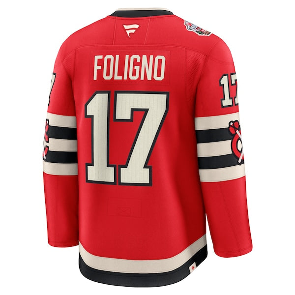 Nick Foligno Chicago Blackhawks  2025 NHL Winter Classic Premium Player Jersey - Red