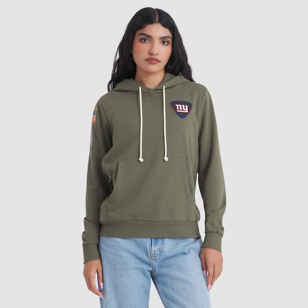 New York Giants Nike Women's 2025 Salute to Service Sideline Standard Issue Dri-FIT Hoodie - Olive