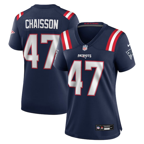K'Lavon Chaisson New England Patriots Nike Women's Team Game Jersey -  Navy