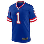 Malik Nabers New York Giants Nike 2nd Alternate 2024 NFL Draft Game Jersey - Royal