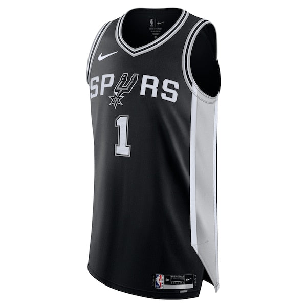 Victor Wembanyama San Antonio Spurs Nike Authentic Jersey - Icon Edition - Black