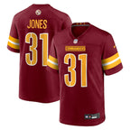 Jonathan Jones Washington Commanders Nike Team Game Jersey -  Burgundy