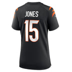 Charlie Jones Cincinnati Bengals Nike Women's Team Game Jersey -  Black