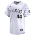 Elehuris Montero Colorado Rockies Nike Home Limited Player Jersey - White