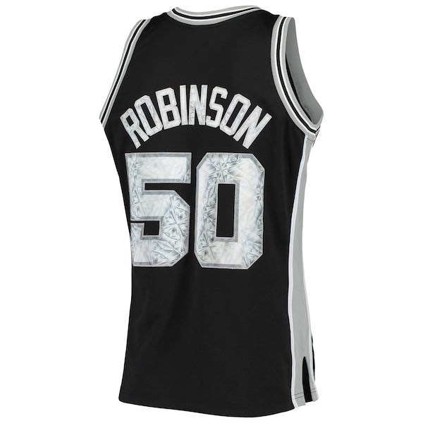 David Robinson San Antonio Spurs 1998/99 Hardwood Classics NBA 75th Anniversary Diamond Swingman Jersey - Black