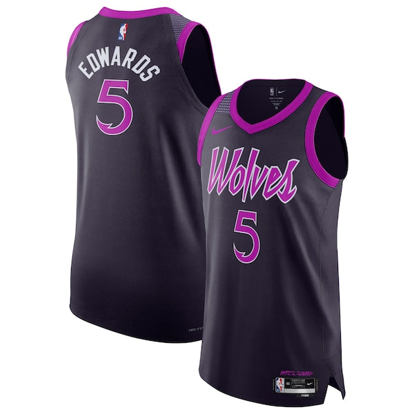 Anthony Edwards Minnesota Timberwolves Nike Unisex 2025/26 Authentic Jersey - City Edition - Purple