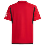 Manchester United adidas Youth 2023/24 Home Replica Jersey - Red