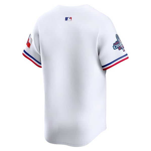 Texas Rangers Nike Home 2023 World Series Champions Limited Jersey - White