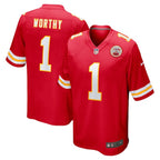 Xavier Worthy Kansas City Chiefs Nike 2024 NFL Draft First Round Pick Player Youth Game Jersey - Red