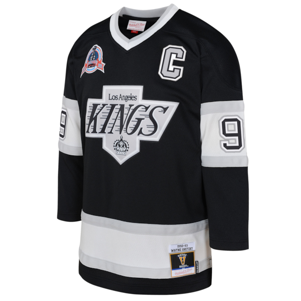 Wayne Gretzky Los Angeles Kings  Preschool 1992/93 Blue Line 2.0 Player Jersey - Black