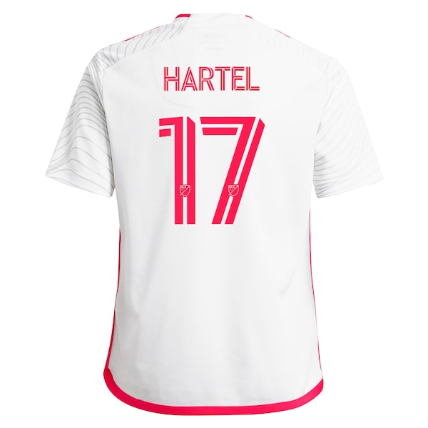Marcel Hartel St. Louis City SC adidas Youth 2024 The Confluence Kit Replica Player Jersey - White