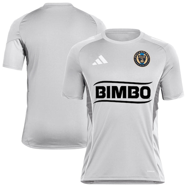 Philadelphia Union adidas 2025 Training Jersey - Silver