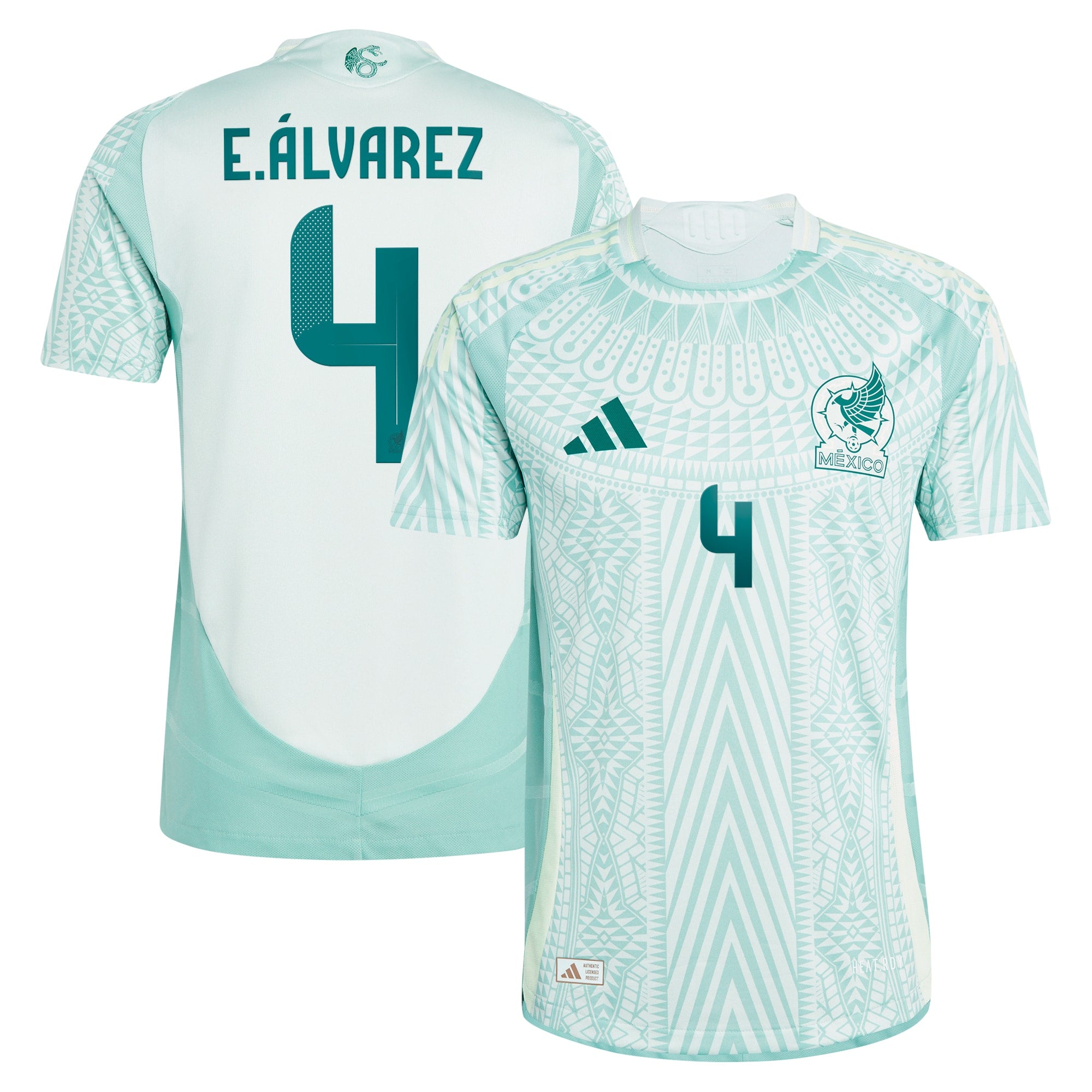 Edson Alvarez Mexico National Team adidas 2024 Home Authentic Player Jersey - Burgundy/Green
