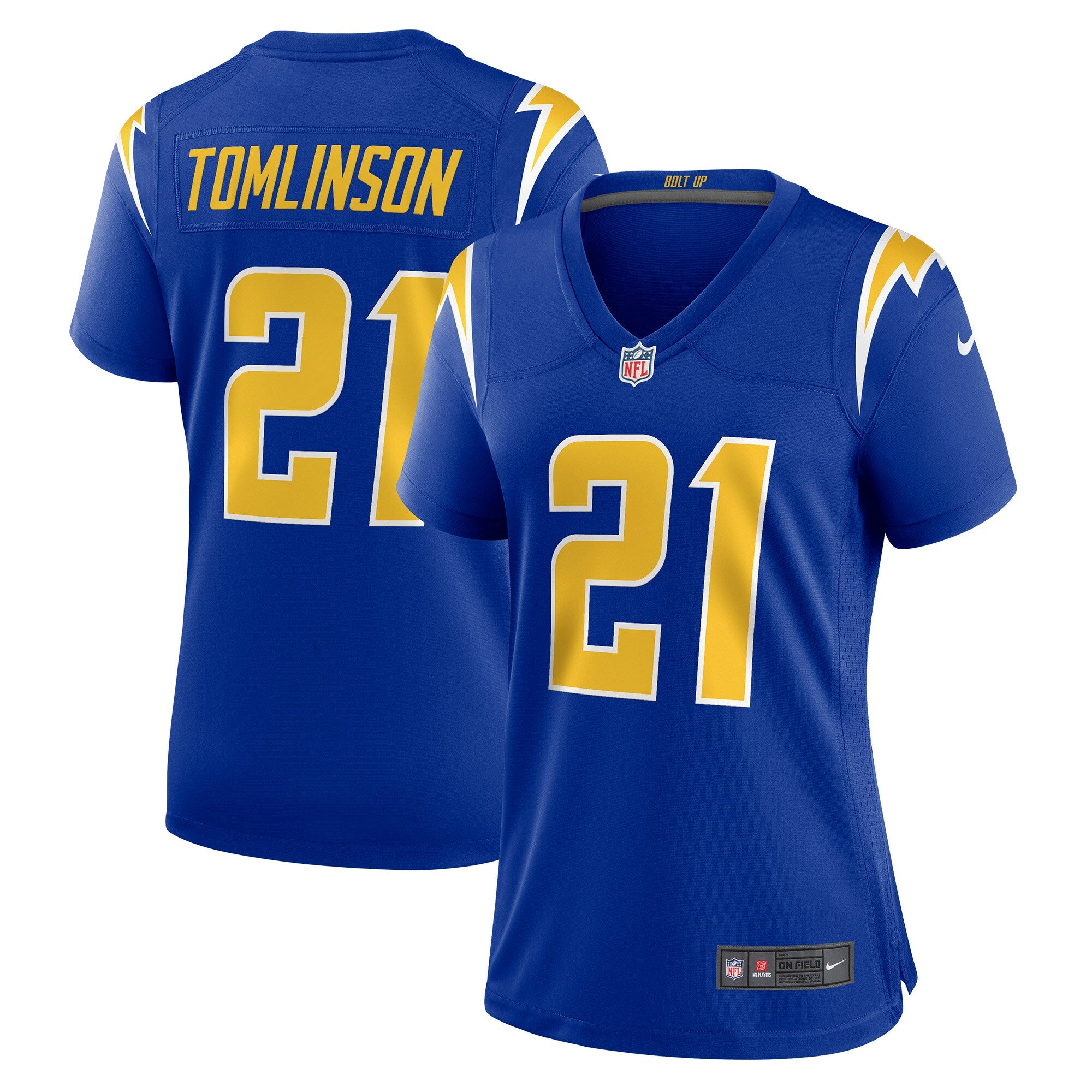 LaDainian Tomlinson Los Angeles Chargers Nike Women's Game Retired Player Jersey - Powder Blue/Navy/Royal