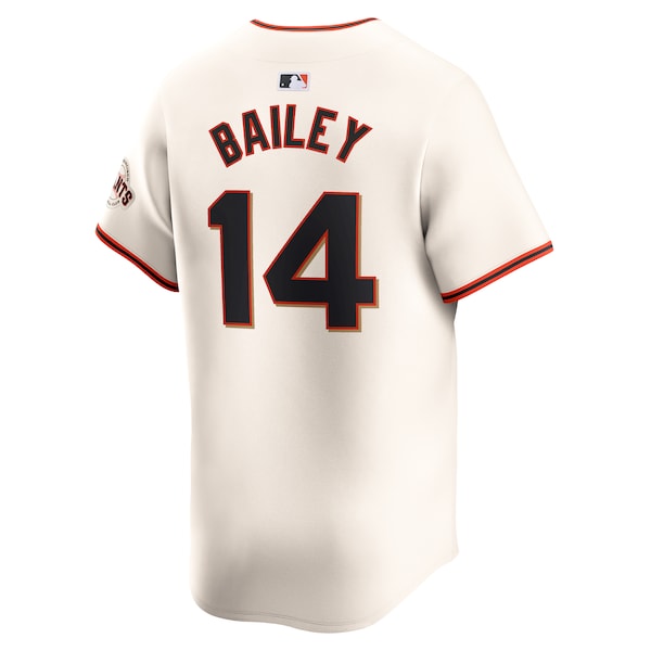 Patrick Bailey San Francisco Giants Nike Home Limited Player Jersey - Cream