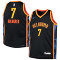 Chet Holmgren Oklahoma City Thunder Nike Youth 2024/25 Swingman Player Jersey - City Edition - Black