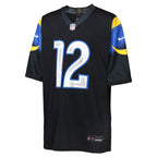 Puka Nacua Los Angeles Rams Nike 2025 Youth Rivalries Collection Limited Jersey - Midnight Blue