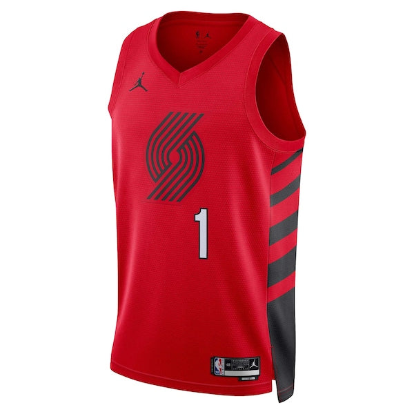 Anfernee Simons Portland Trail Blazers Jordan Brand Unisex Swingman Jersey - Statement Edition - Red