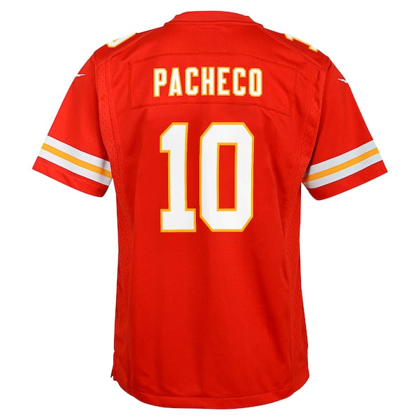 Isiah Pacheco Kansas City Chiefs Nike Youth Team Player Game Jersey - Red