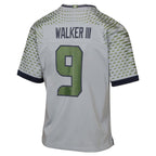 Kenneth Walker III Seattle Seahawks Nike Youth 2025 Rivalries Collection Game Jersey - Wolf Gray