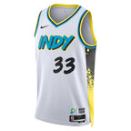 Myles Turner Indiana Pacers Nike City Edition Swingman Jersey 2024 - White