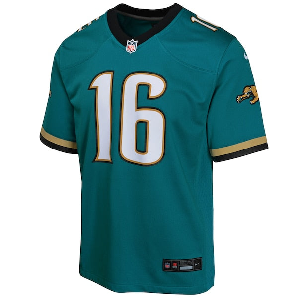 Trevor Lawrence Jacksonville Jaguars Nike Youth Prowler Throwback Player Game Jersey - Teal