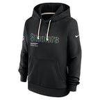 Pittsburgh Steelers Nike Women's 2025 NFL Crucial Catch Sideline Standard Issue Dri-FIT Hoodie - Black