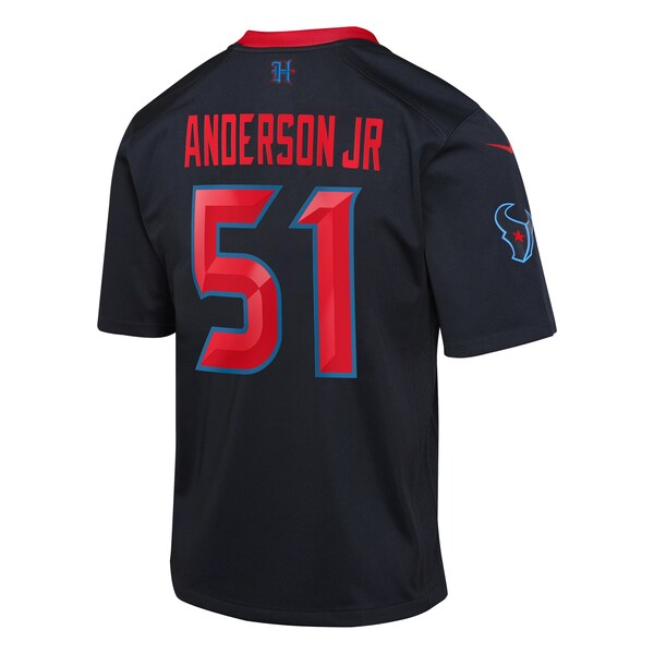 Will Anderson Jr. Houston Texans Nike Youth 2nd Alternate Game Jersey - Navy
