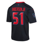 Will Anderson Jr. Houston Texans Nike Youth 2nd Alternate Game Jersey - Navy