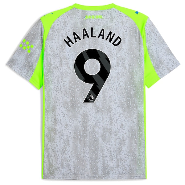 Manchester City Puma 2025/26 Third Replica Jersey - Green/Neon Green/Black/Light Blue