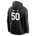 Mookie Betts Los Angeles Dodgers Nike 2025 World Series Champions Name & Number Hoodie - Black