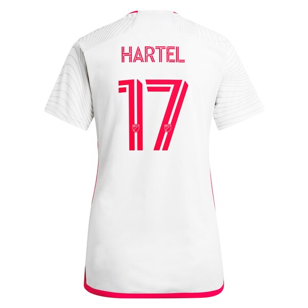 Marcel Hartel St. Louis City SC adidas Women's 2024 The Confluence Kit Replica Player Jersey - White