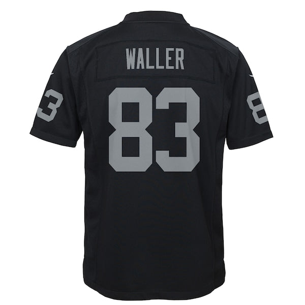 Darren Waller Las Vegas Raiders Nike Youth Game Jersey - Black/White