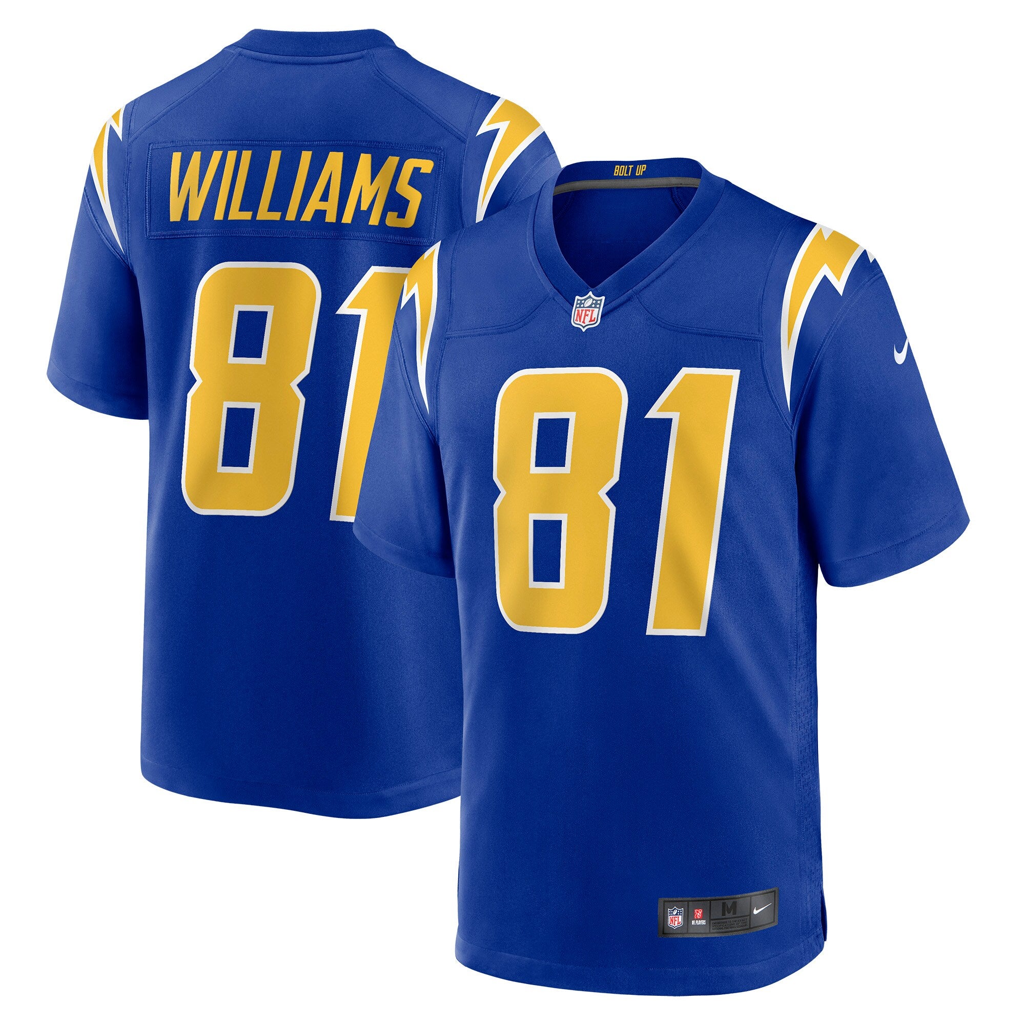 Mike Williams Los Angeles Chargers Nike Game Jersey - White/Blue/Navy/Royal