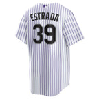 Thairo Estrada Colorado Rockies Nike Home Replica Jersey - White