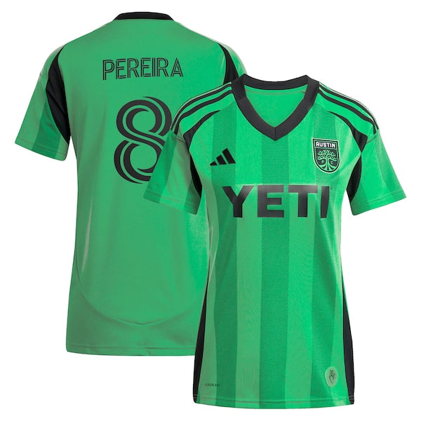 Daniel Pereira Austin FC adidas Youth 2025 The Heartbeat Kit Replica Player Jersey - Green