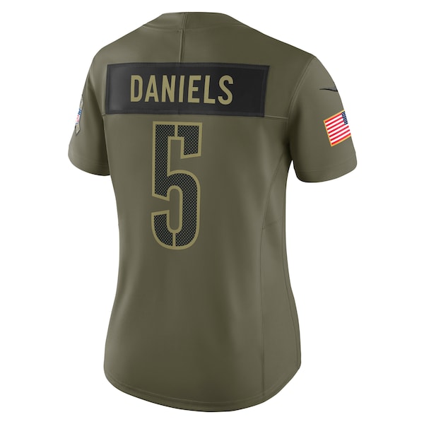 Jayden Daniels Washington Commanders Nike Women's 2025 Salute to Service Limited Jersey - Olive