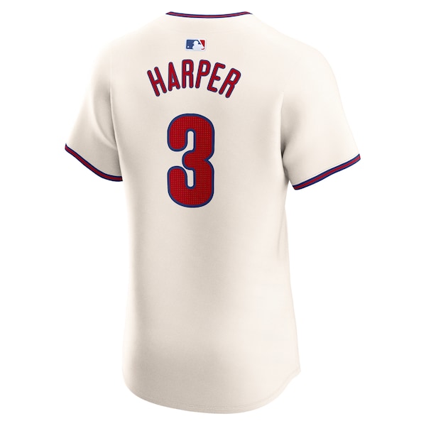 Bryce Harper Philadelphia Phillies Nike Alternate Elite Player Jersey - Cream